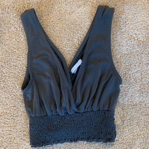 cute urban scrunch crop top